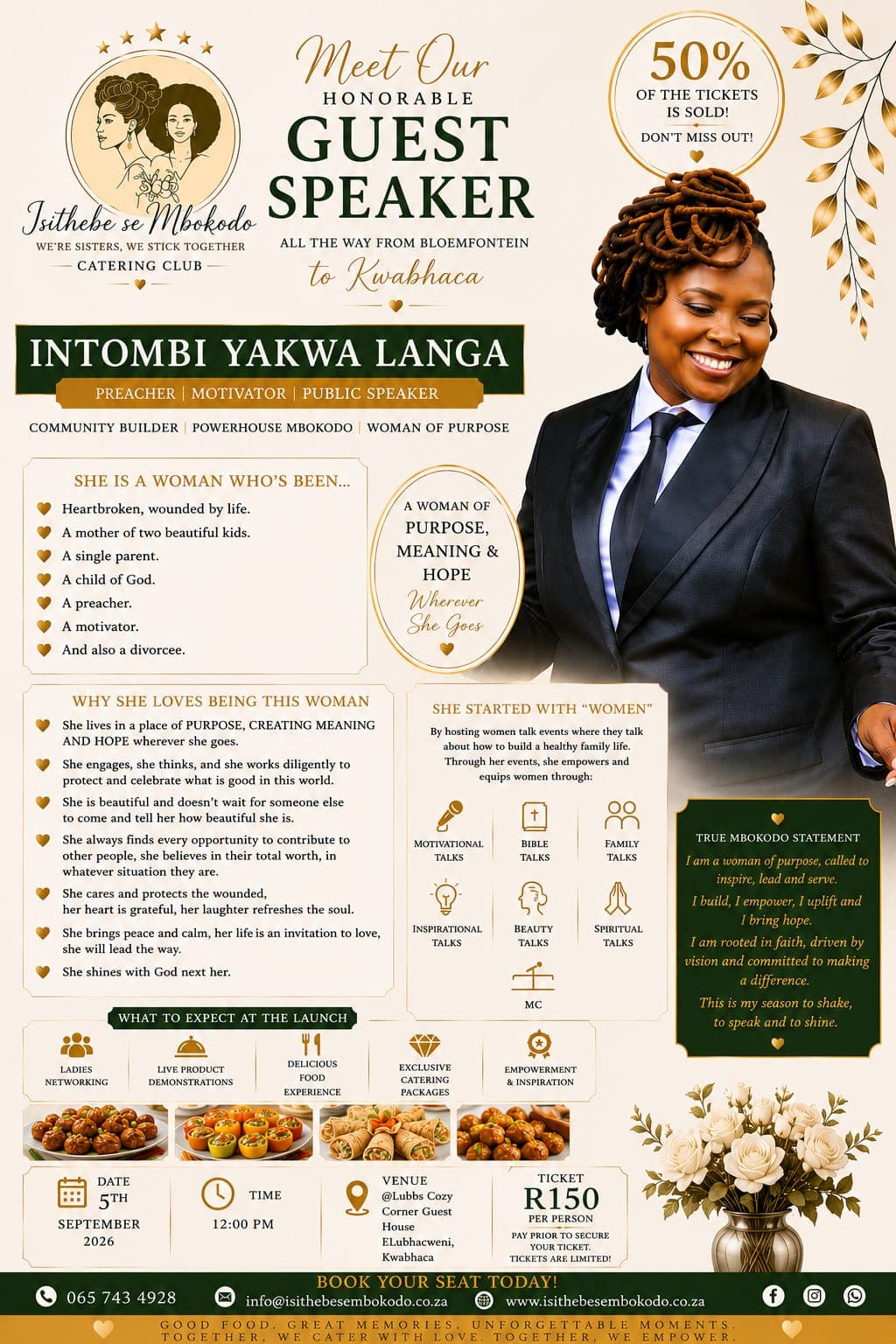Intombi Yakwa Langa, Guest Speaker